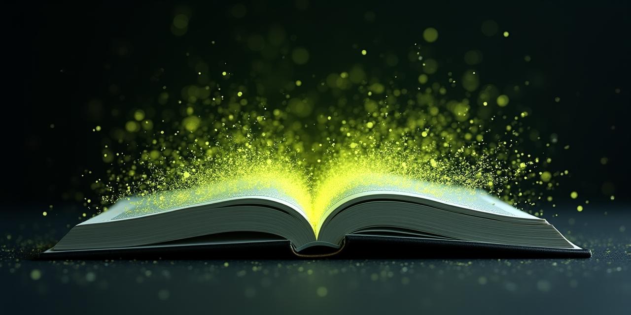 Conceptual business strategy and literary analysis visual